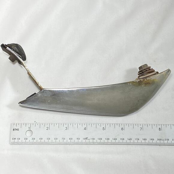 Vintage '64 '66 Ford Mustang Rear Bumper Guard Bumperette Chrome Used - Picture 12 of 13